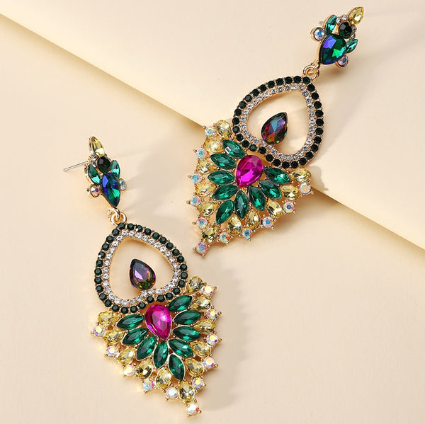 Vintage Ethnic Style Geometric Dangle Earrings For Women