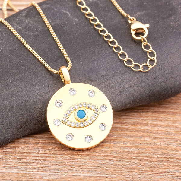 Fashion Evil Eye Pendants Necklaces for Women