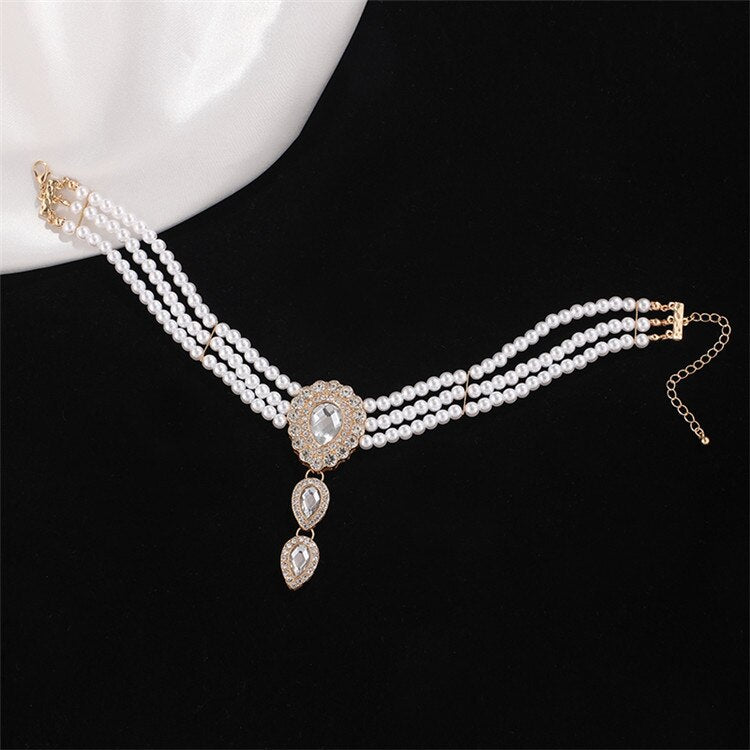 Fashion Multilayer Pearl Necklace for Women