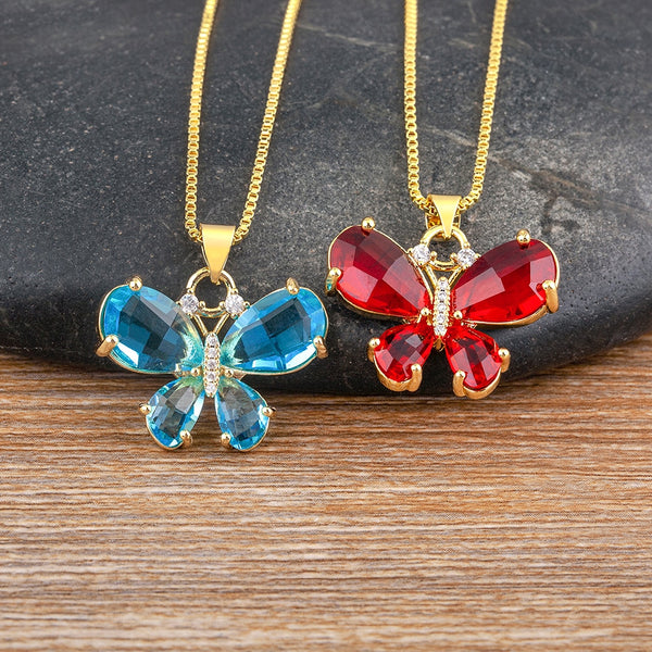 New Fashion Women Necklace Korea Style Butterfly Pendant