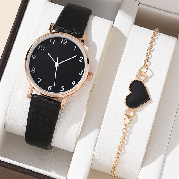 New Watch Women Fashion Casual Leather Belt Watches