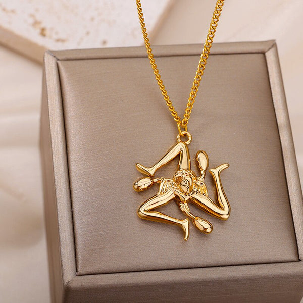 Multi-legged Man Pendant Necklaces For Men Women