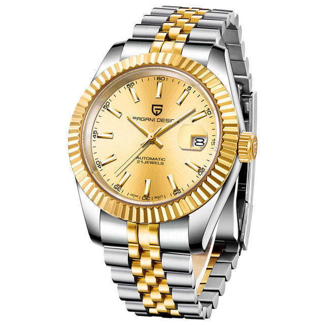 Luxury Automatic Watch Sport Stainless Steel Waterproof Watch