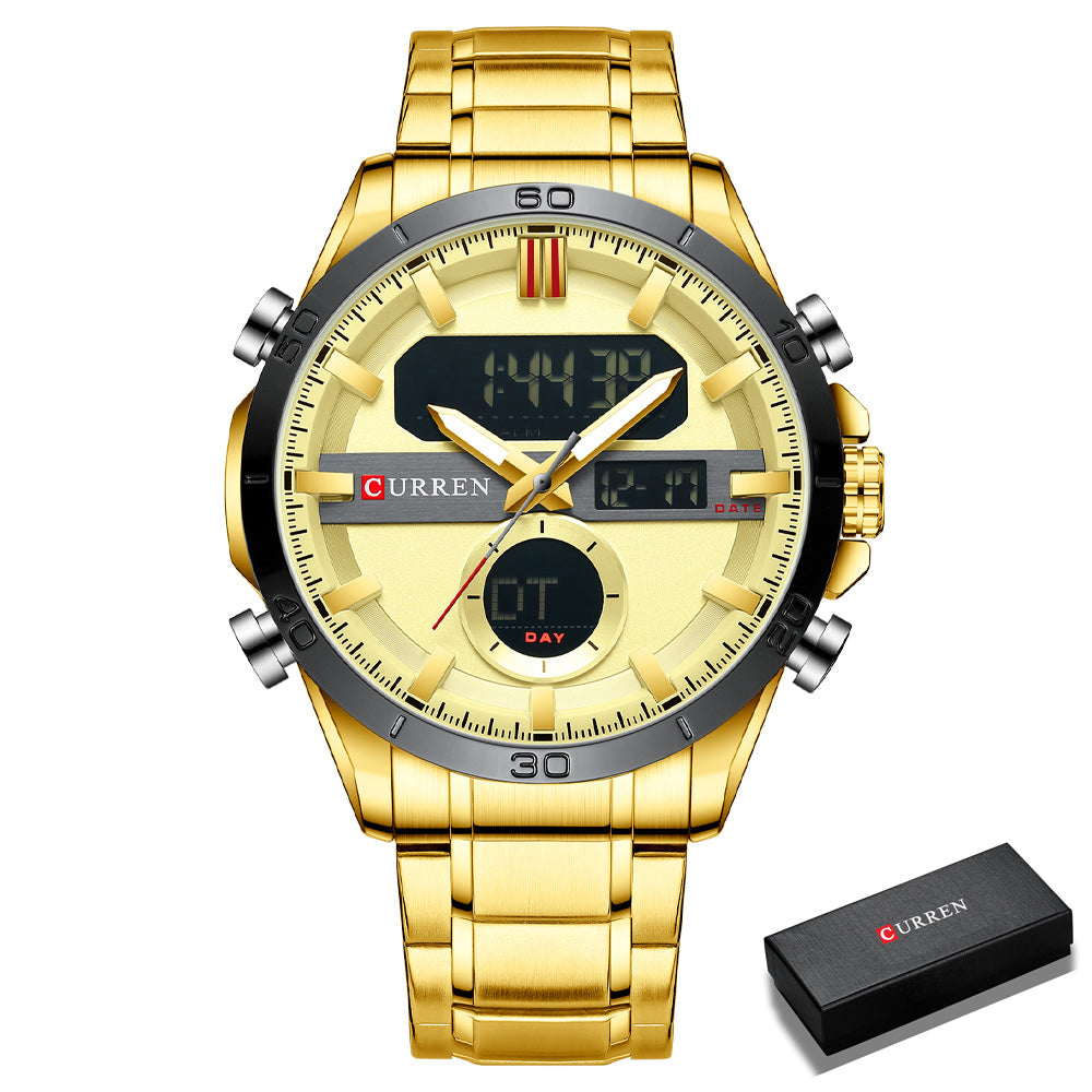 Fashion Sport Gold Men's Digital Watches