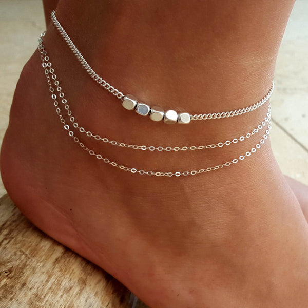 Boho Multilayer Beads Anklets For Women