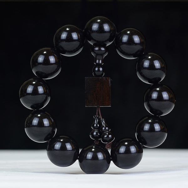 Ebony Buddha Beads Bracelet