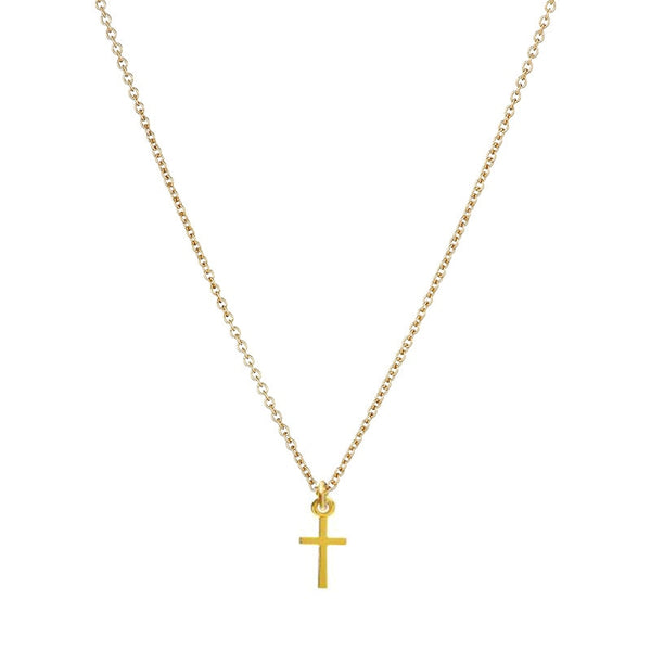 Simple Jesus Christian Cross Pendant