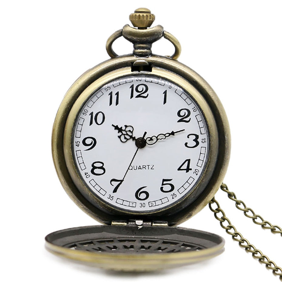 Cosplay Anime Kuroshitsuji Black Butler Silver Quartz Pocket Watch