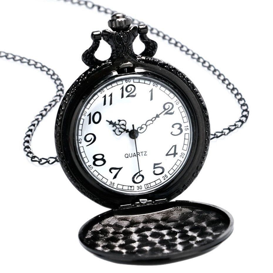 Cosplay Anime Kuroshitsuji Black Butler Silver Quartz Pocket Watch