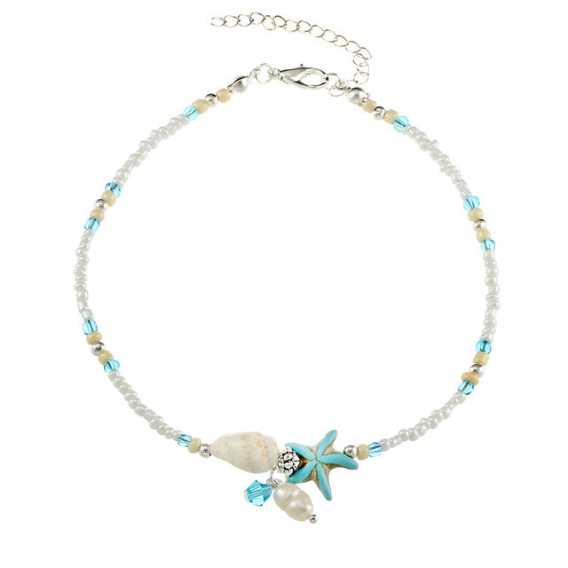 Shell Anklet Beads Starfish Anklets For Women