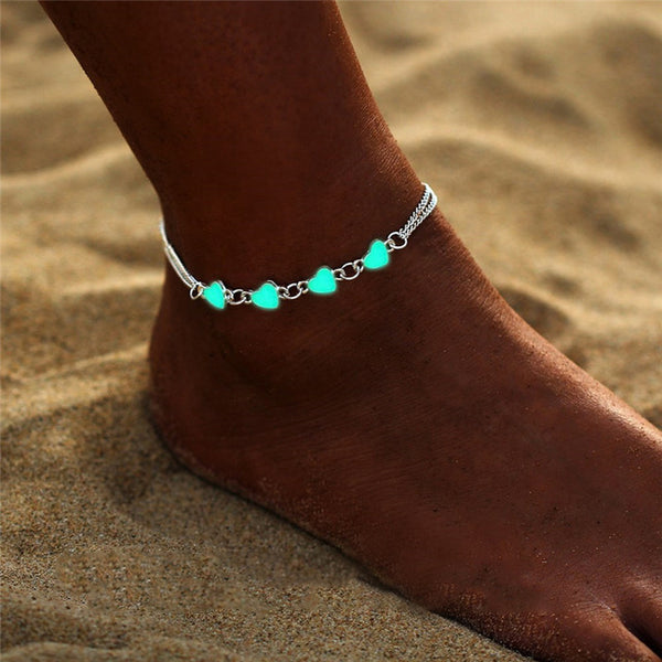 Vintage Luminous Beach Anklet Foot Chain