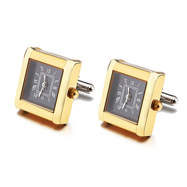 Functional Watch Cufflinks For Men