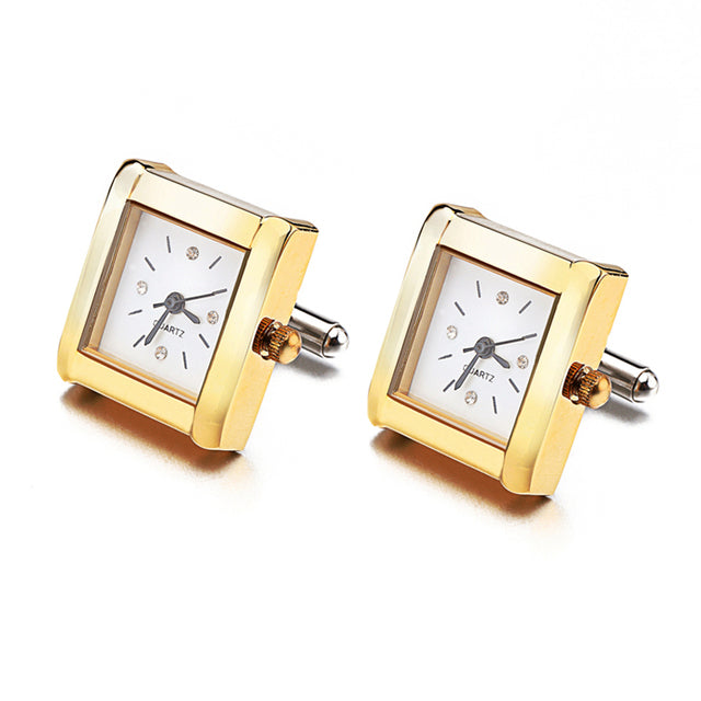 Functional Watch Cufflinks For Men