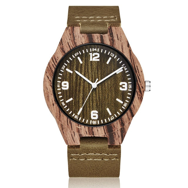 Animal Deer Imitation Wood Watch