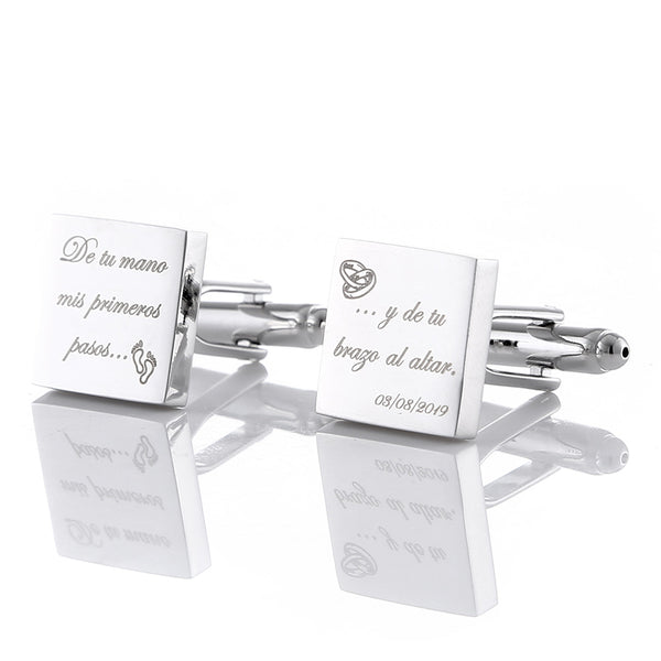 Personalized Men Suit Cufflinks  for Weddint Gifts