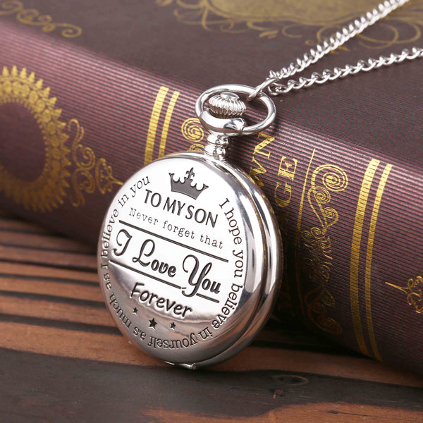 "To My Son I Love You" Series Pocket Watch