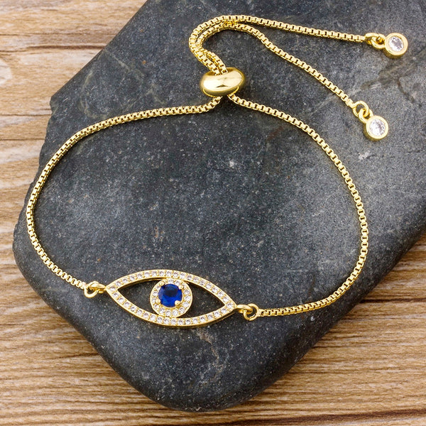 Luxury  Classic Evil Eye Charm Bracelet