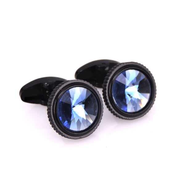 black crystal Cufflinks For Men