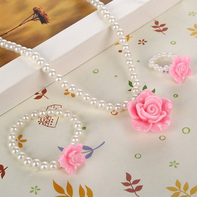 Best Baby Pink Girl Kids Jewelry Set