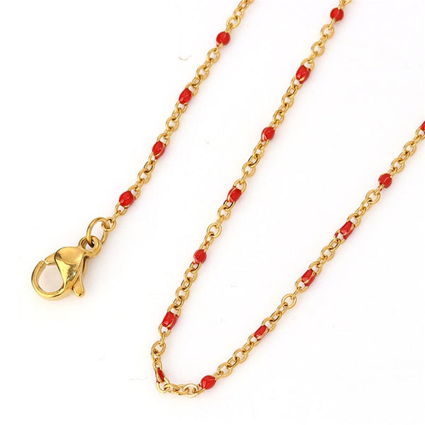 Fashion Stainless Steel Link Cable Chain Necklace