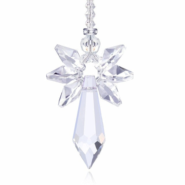 Crystal Guardian Angel Suncatcher  Car Charm for Rear