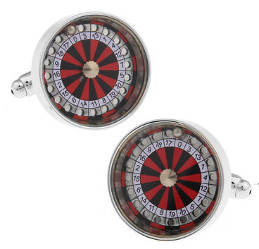 Men Cuff Links Gamble Casino Series