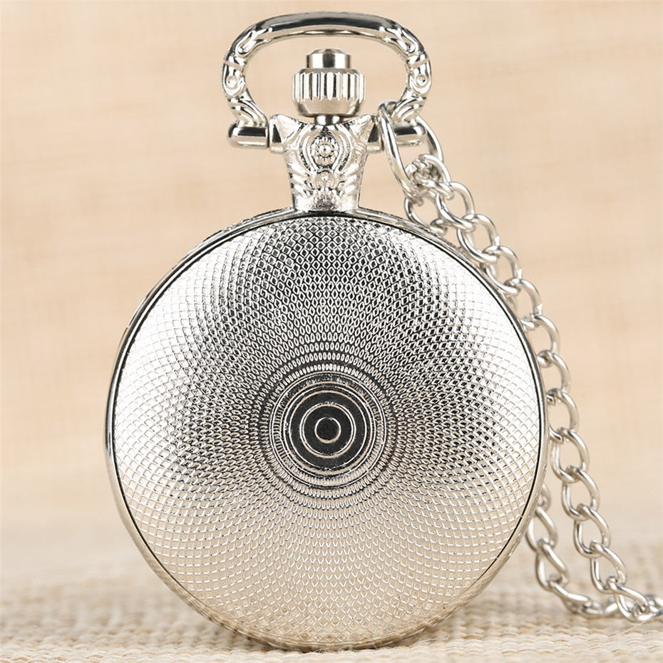 Vintage Creative Eye Design Quartz  Pocket Watch