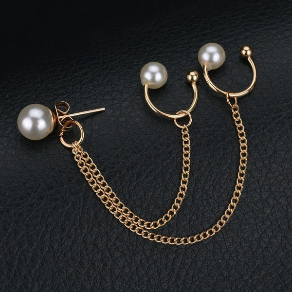 (1pcs) Fashion Earrings Jewelry Imitation Pearl Earrings For Women