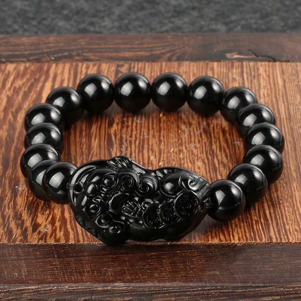 PI YAO OBSIDIAN WEALTH BRACELET