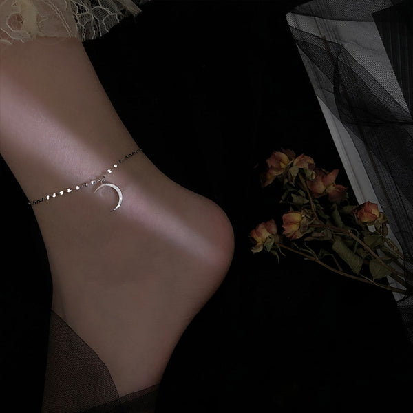 Fashion Moon Pendant Anklets Bracelet