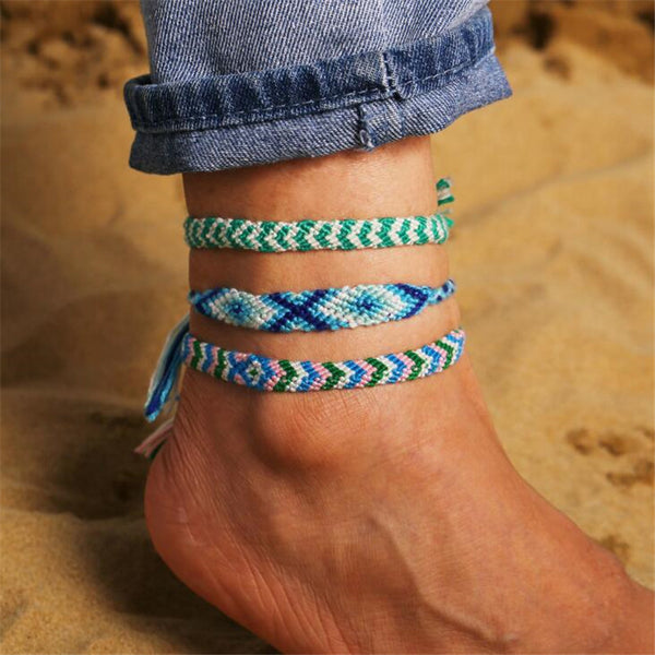 Boho Wave Handmade Anklets for Women