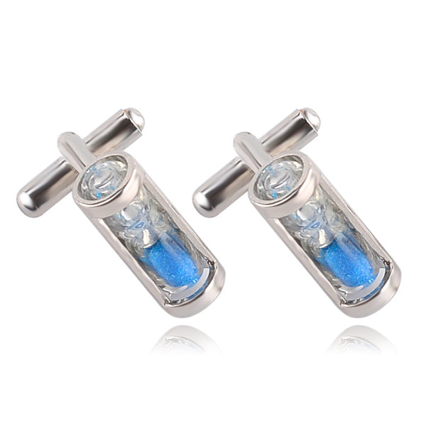 Trendy 4 Color Hourglass Cufflinks For Mens