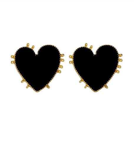 Love Heart Long Dangle Earrings For Women