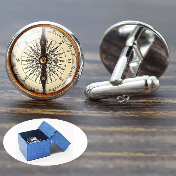 Compass Cuff Links