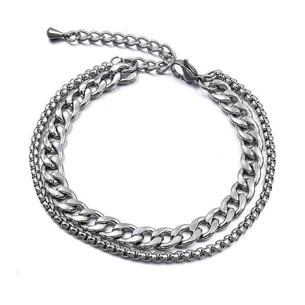 Silver Color Stainless Steel Beach Anklet For Women