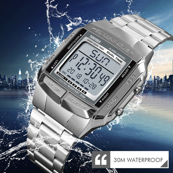 Military Sports  Waterproof  Watches  Luxury Clock Electronic LED Digital Watch