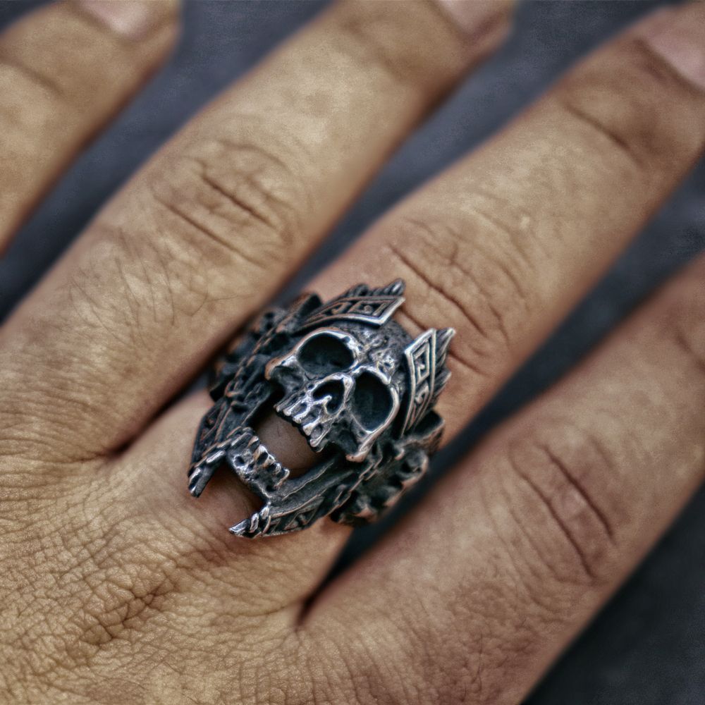 Unique Gods of War Ares Skull Rings