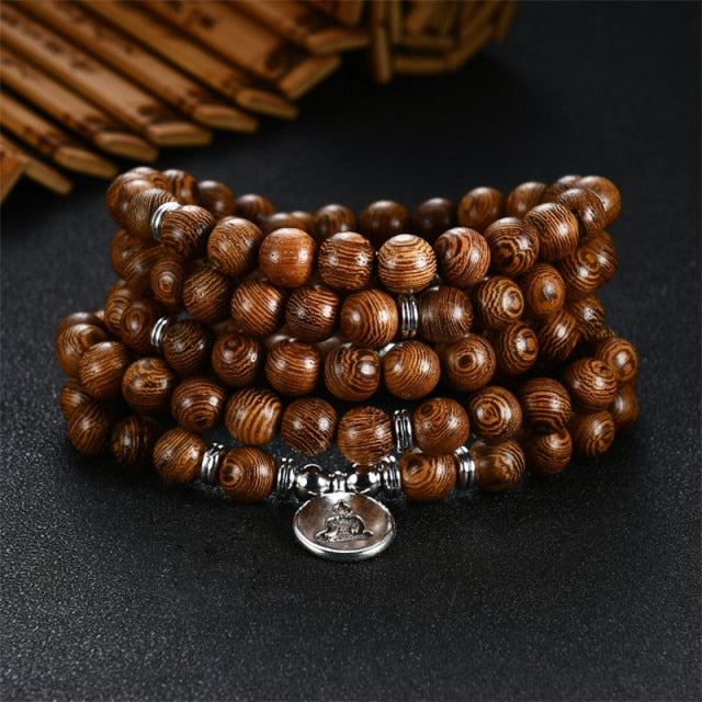 Prayer Beads Bracelet 108 Tibetan Buddhist Rosary