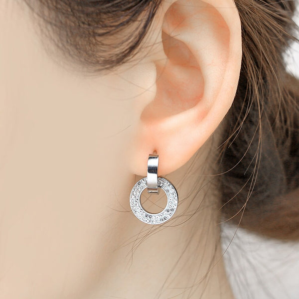 Stud Earrings Stainless Steel Jewelry Woman