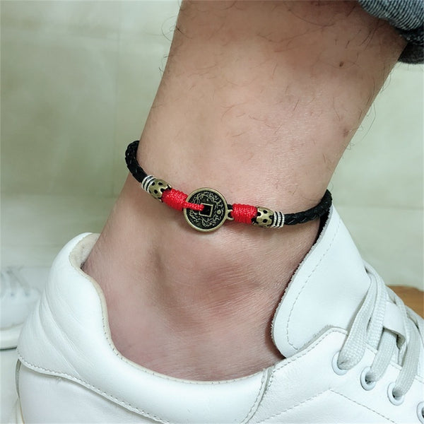 Rope Anklets Adjustable Size Leg Bracelets