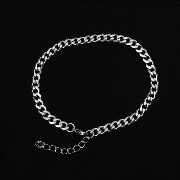 Trendy  Stainless Steel Anklet Simple  On Foot Ankle Bracelets For Women