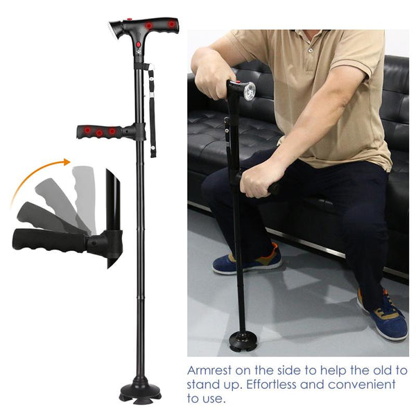 Collapsible Telescopic Folding Cane Elder Cane