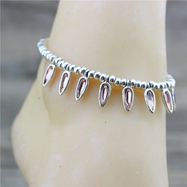 Fashion Summer Beach Foot Jewelry Coffee Beans Rope Anklets