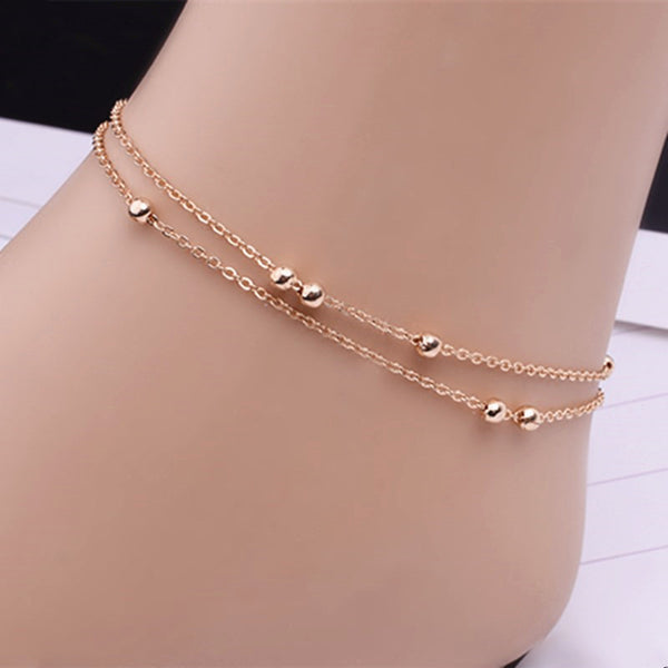 Metal Beads Anklets Bracelet