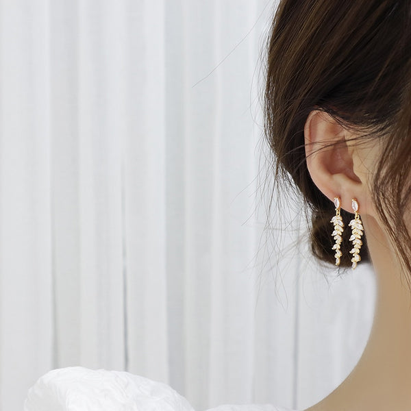 Exquisite Tiny Zirconia Stud Earring