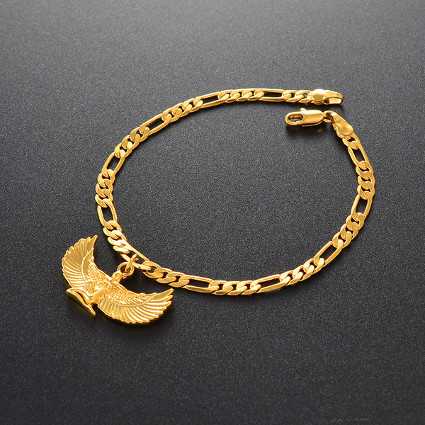 Egyptian Goddess Anklets Gold Color Wing Foot Chain