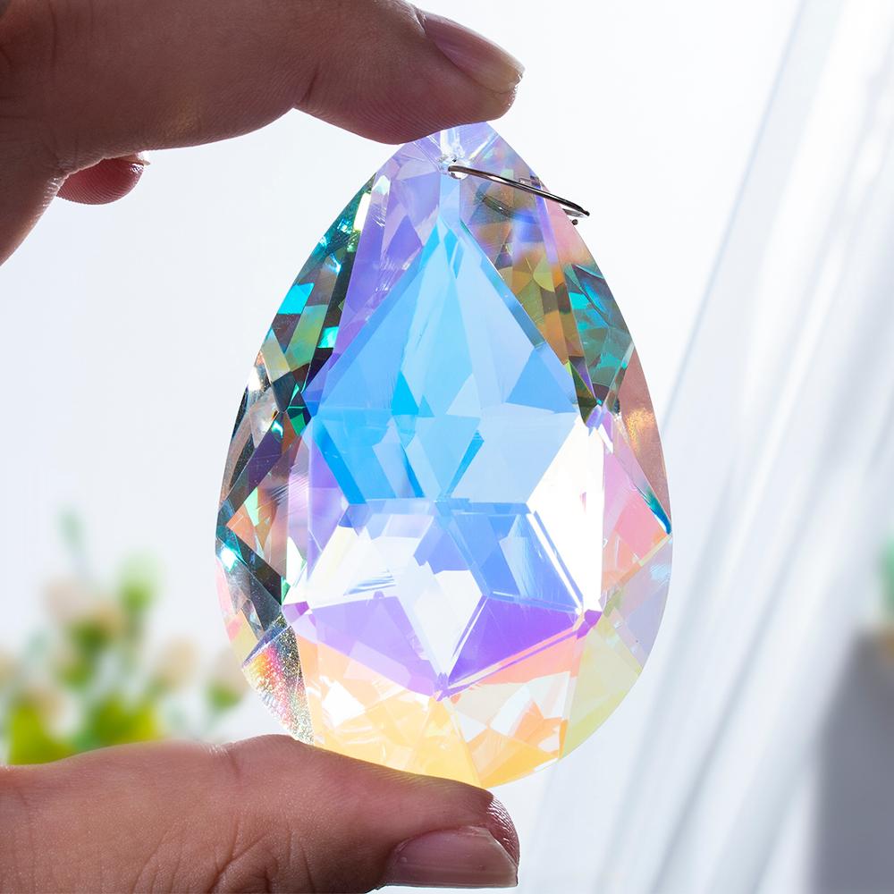 Crystal Drops Chandelier  Prisms DIY Hanging Suncatcher