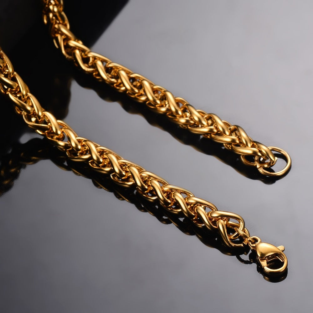 Gold Keel Link Chain Necklace – Gofaer Finds store!