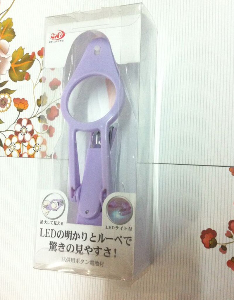 Lighted Nail Clipper With Magnifier