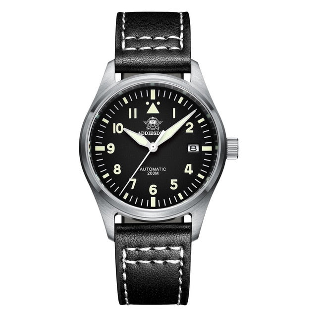 Pilot watch,1940  Leather Waterproof automatic watch